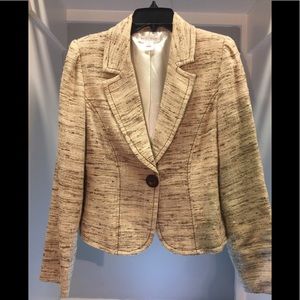 Beige and brown jacket